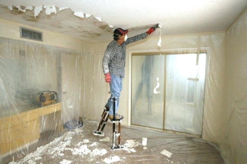 Popcorn Ceiling Removal