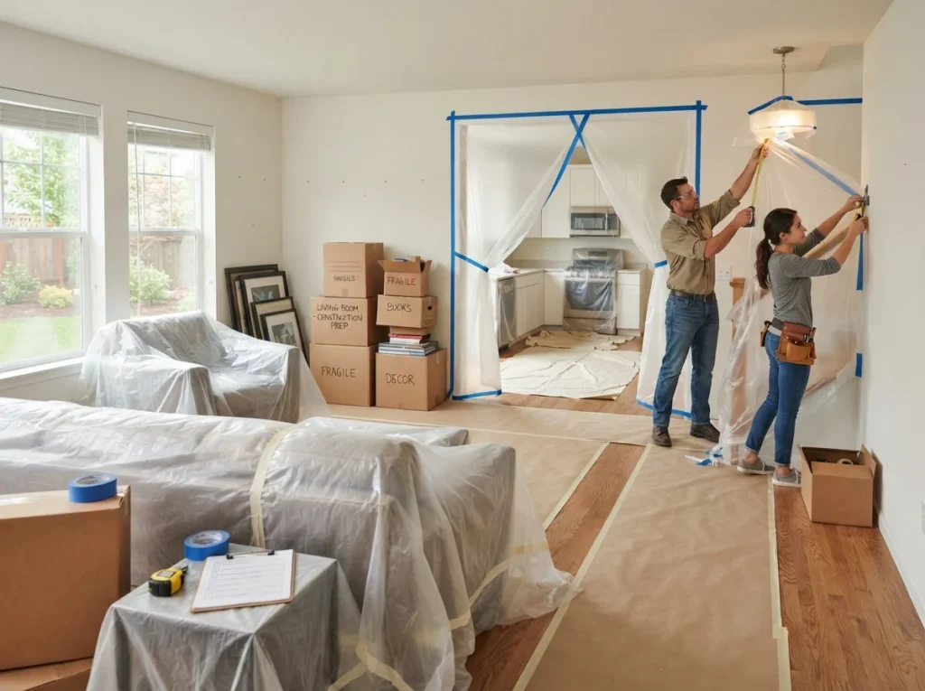 Prepare Your Home for Construction Activity